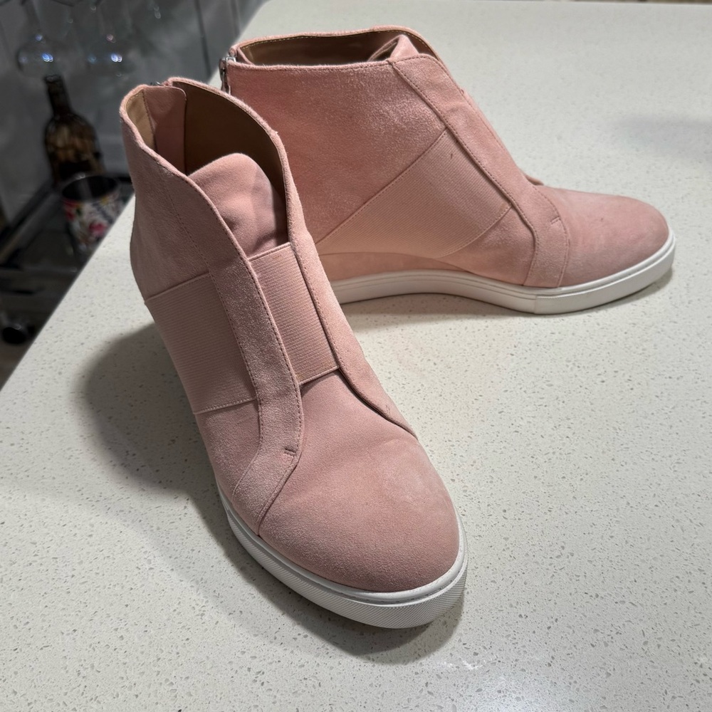 Pink Women's High-Top Sneakers